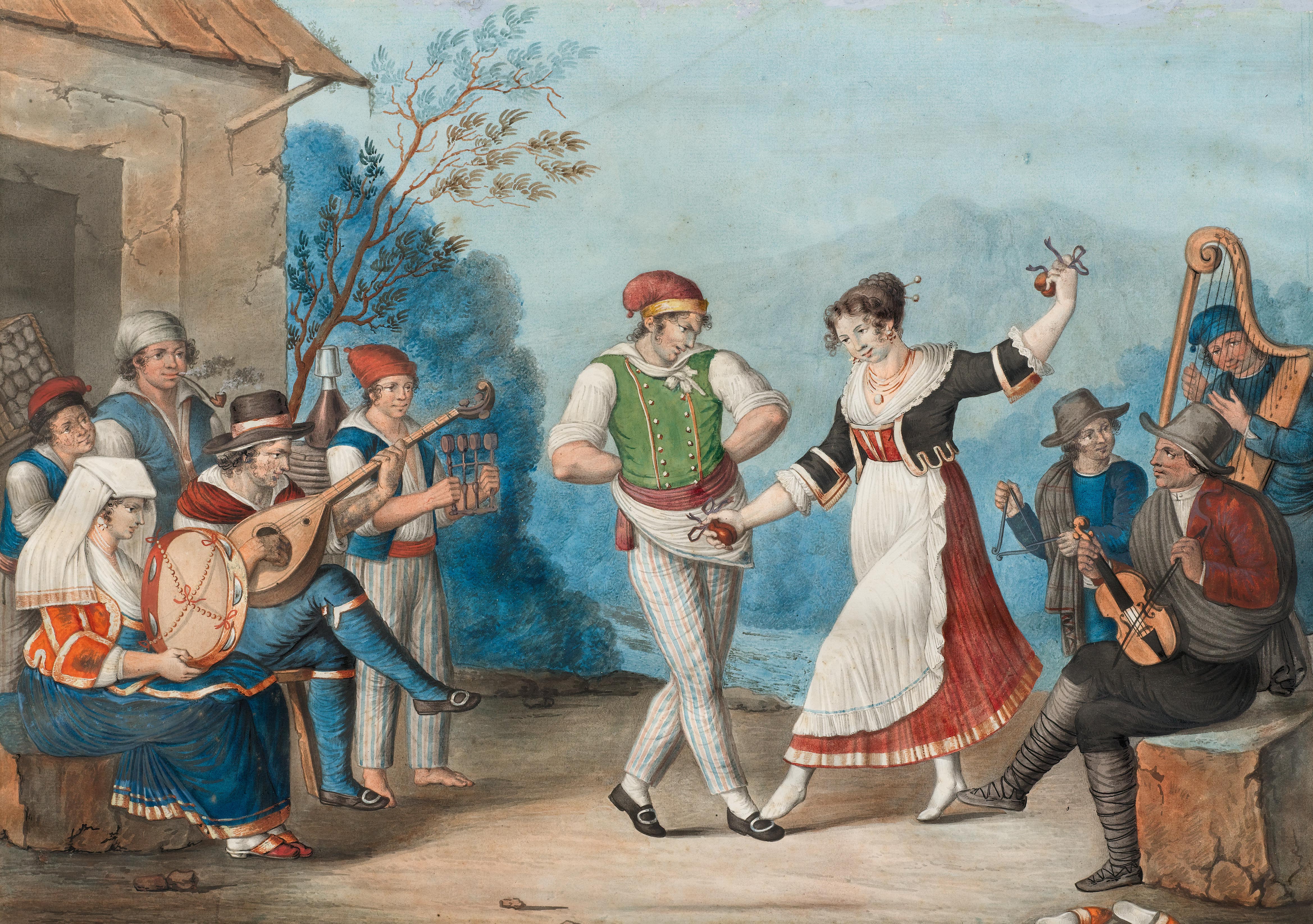 Тарантелла итальянский народный танец. Тарантелла танец картины. Живопись 19 век Тарантелла. Тамбурин для тарантеллы. Веселые немецкие песни
